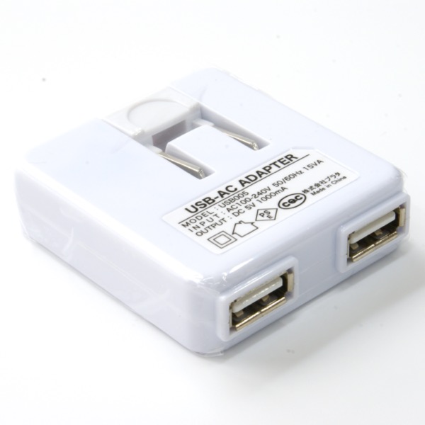 USB-ACアダプタ　USB-AC